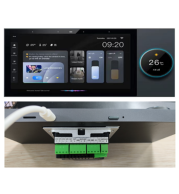 Tuya 7-Inch Home Control Panel, Android 8.1, Touch LCD, Multi-Device Smart Hub, Bluetooth, WiFi, Black, App, Music, Scheduling